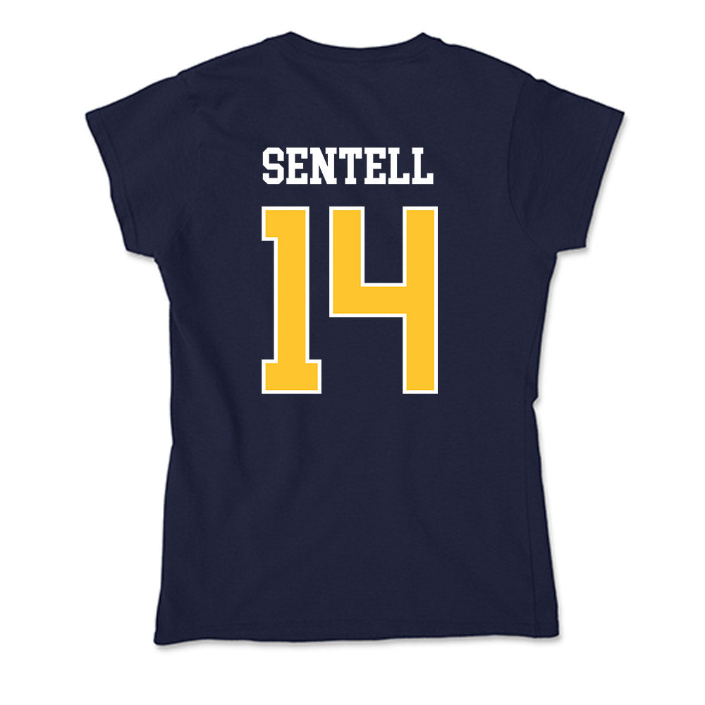 North Carolina A&T - NCAA Baseball : Gavin Sentell - Soft Style Women’s T-Shirt-1