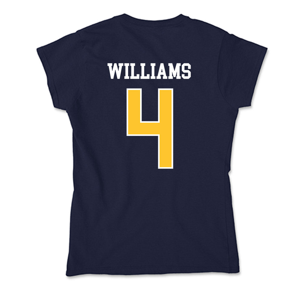 North Carolina A&T - NCAA Softball : Katriel Williams - Soft Style Women’s T-Shirt-1