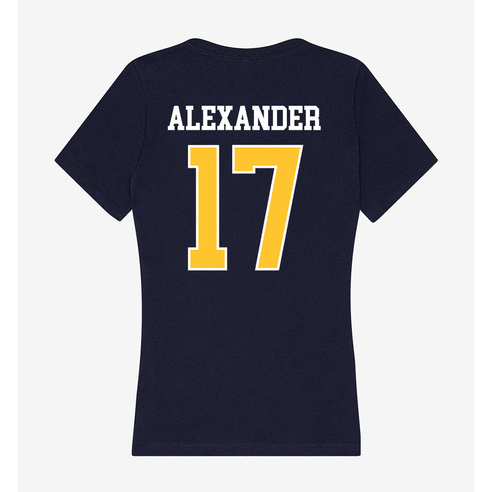 North Carolina A&T - NCAA Softball : Maliyah Alexander - Women's V-Neck T-Shirt-1