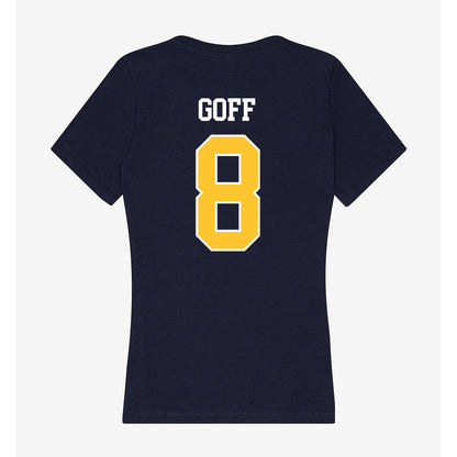 North Carolina A&T - NCAA Baseball : Blake Goff - Women's V-Neck T-Shirt-1