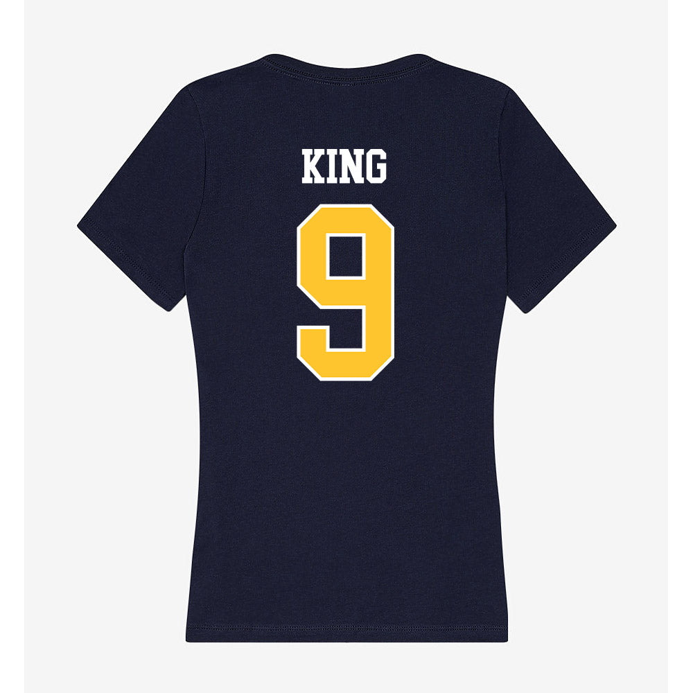North Carolina A&T - NCAA Baseball : Grayson King - Women's V-Neck T-Shirt-1