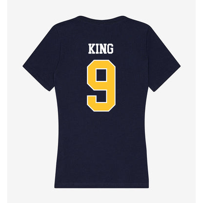 North Carolina A&T - NCAA Baseball : Grayson King - Women's V-Neck T-Shirt-1