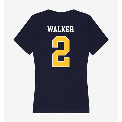 North Carolina A&T - NCAA Women's Basketball : Londyn walker Walker - Women's V-Neck T-Shirt-1