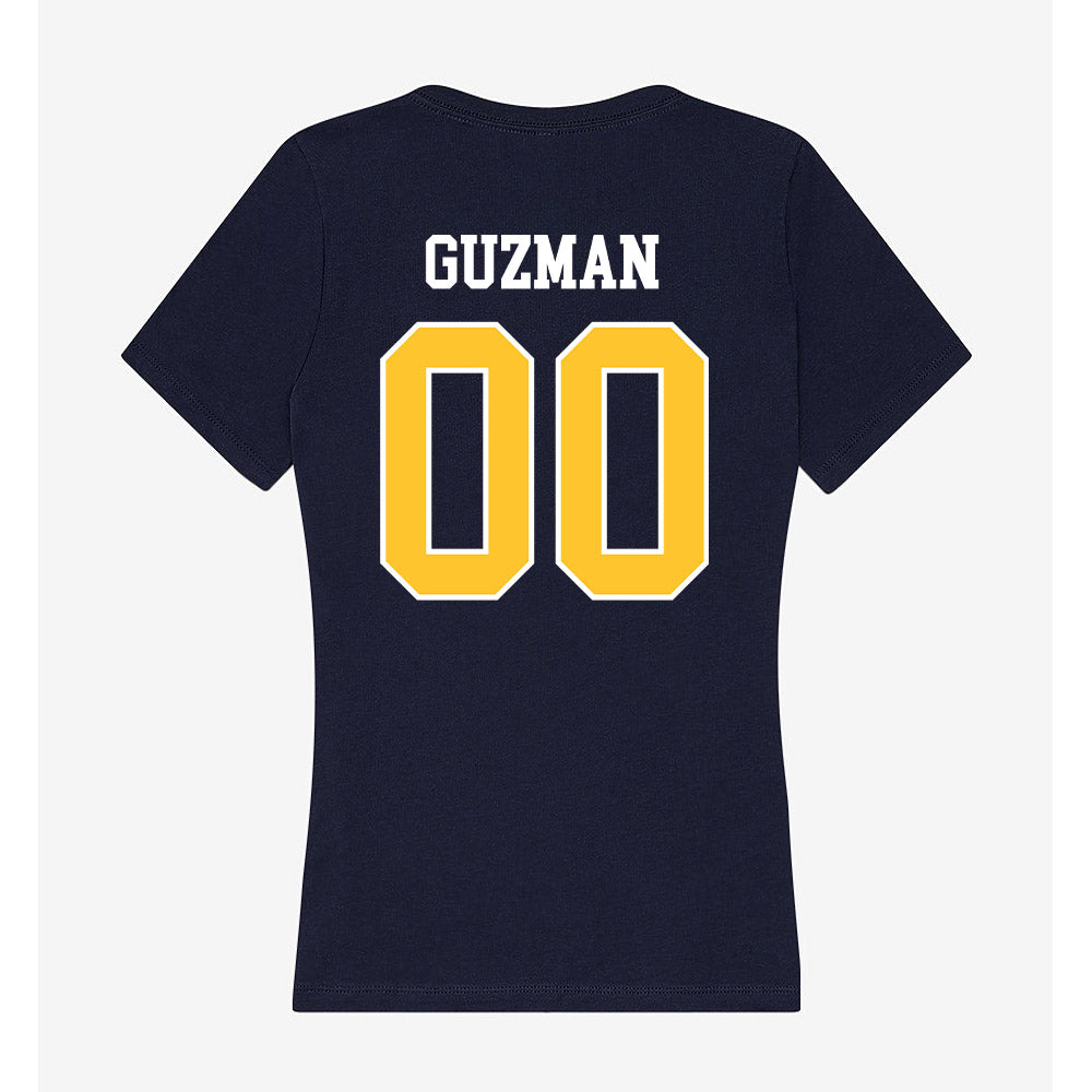 North Carolina A&T - NCAA Baseball : Derek Guzman - Women's V-Neck T-Shirt-1