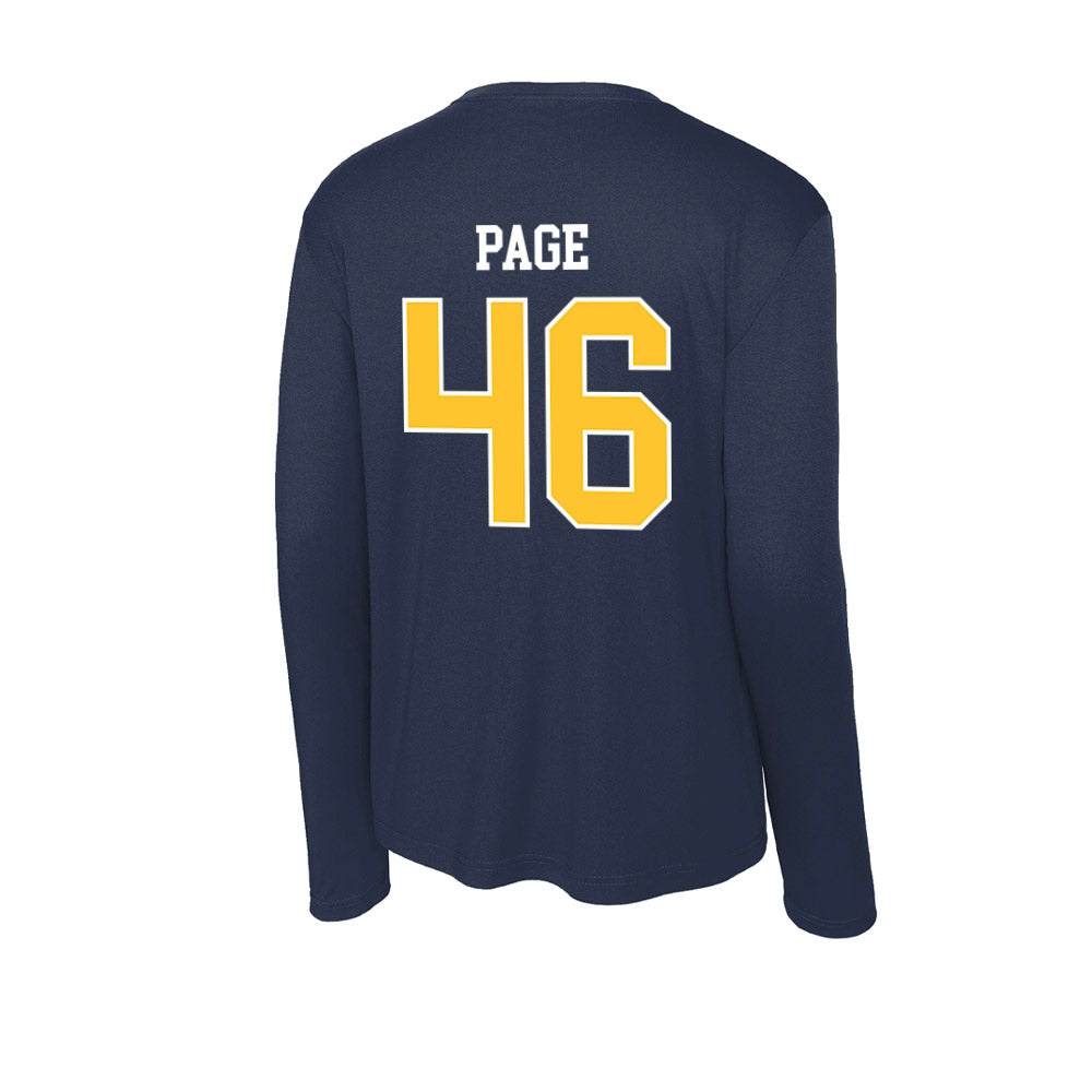 North Carolina A&T - NCAA Football : DJ Page - Activewear Long Sleeve T-Shirt-1