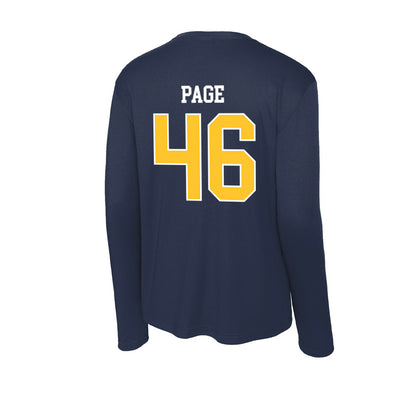 North Carolina A&T - NCAA Football : DJ Page - Activewear Long Sleeve T-Shirt-1