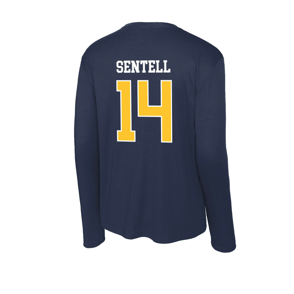 North Carolina A&T - NCAA Baseball : Gavin Sentell - Activewear Long Sleeve T-Shirt-1