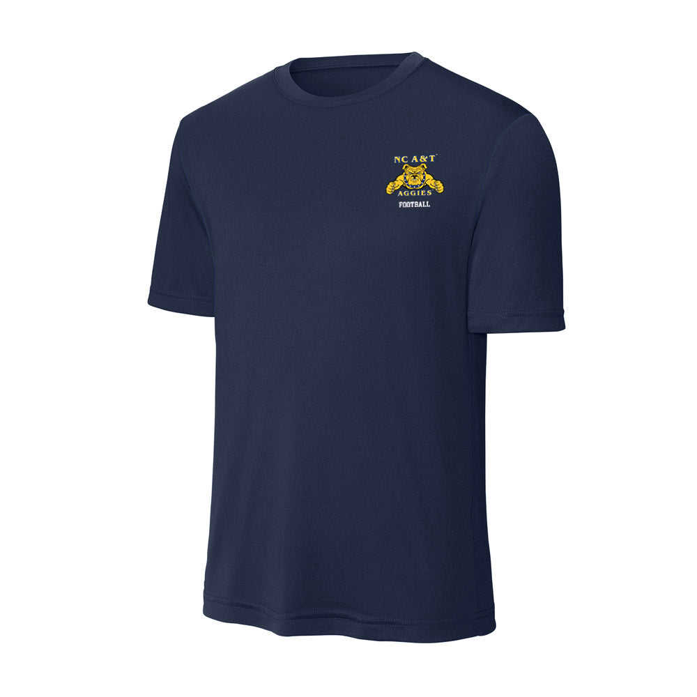 North Carolina A&T - NCAA Football : Steven Davis - Activewear T-Shirt-0