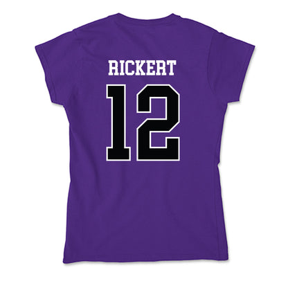 Stonehill - NCAA Baseball : Michael Rickert - Soft Style Women’s T-Shirt-1