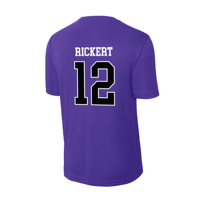 Stonehill - NCAA Baseball : Michael Rickert - Activewear T-Shirt-1