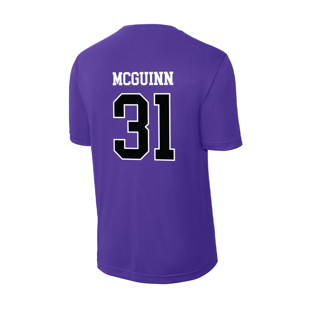 Stonehill - NCAA Men's Basketball : Pearse McGuinn - Activewear T-Shirt-1
