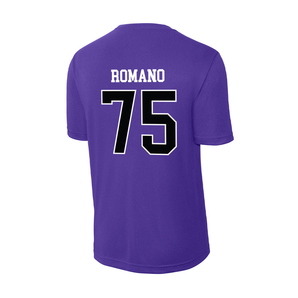 Stonehill - NCAA Football : Evan Romano - Activewear T-Shirt-1