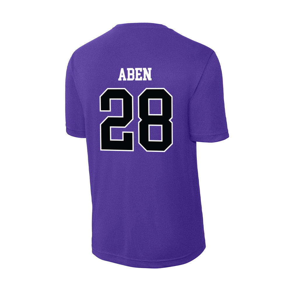 Stonehill - NCAA Men's Ice Hockey : Zachary Aben - Activewear T-Shirt-1