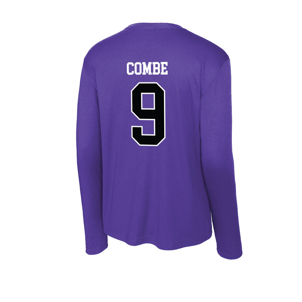 Stonehill - NCAA Women's Ice Hockey : Summer Combe - Activewear Long Sleeve T-Shirt-1