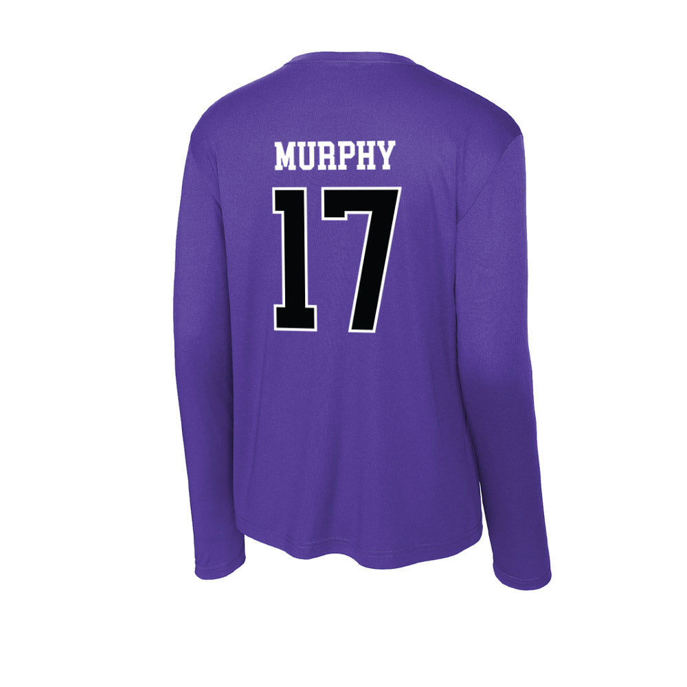 Stonehill - NCAA Men's Ice Hockey : Patrick Murphy - Activewear Long Sleeve T-Shirt-1