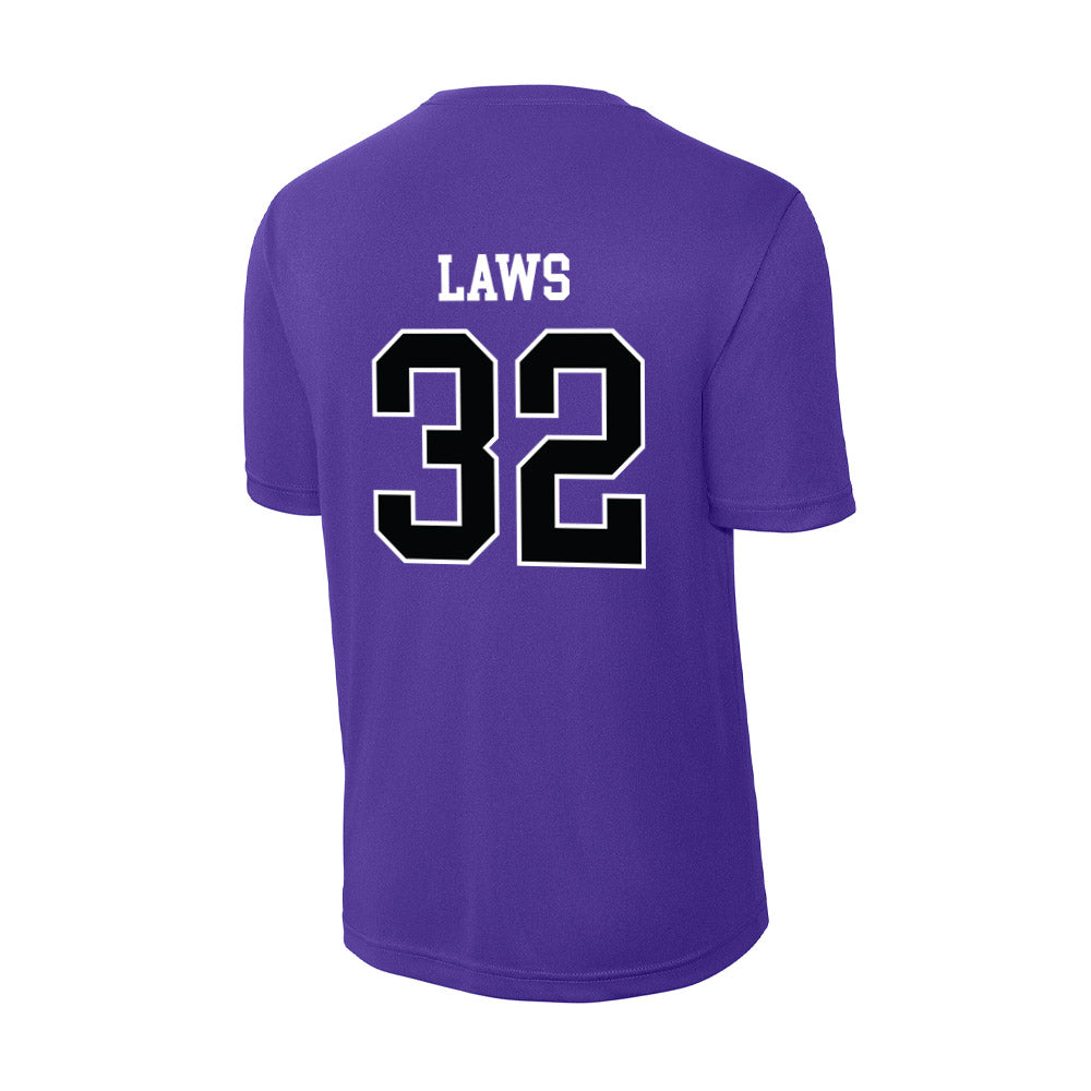 Stonehill - NCAA Football : Langdon Laws - Activewear T-Shirt-1