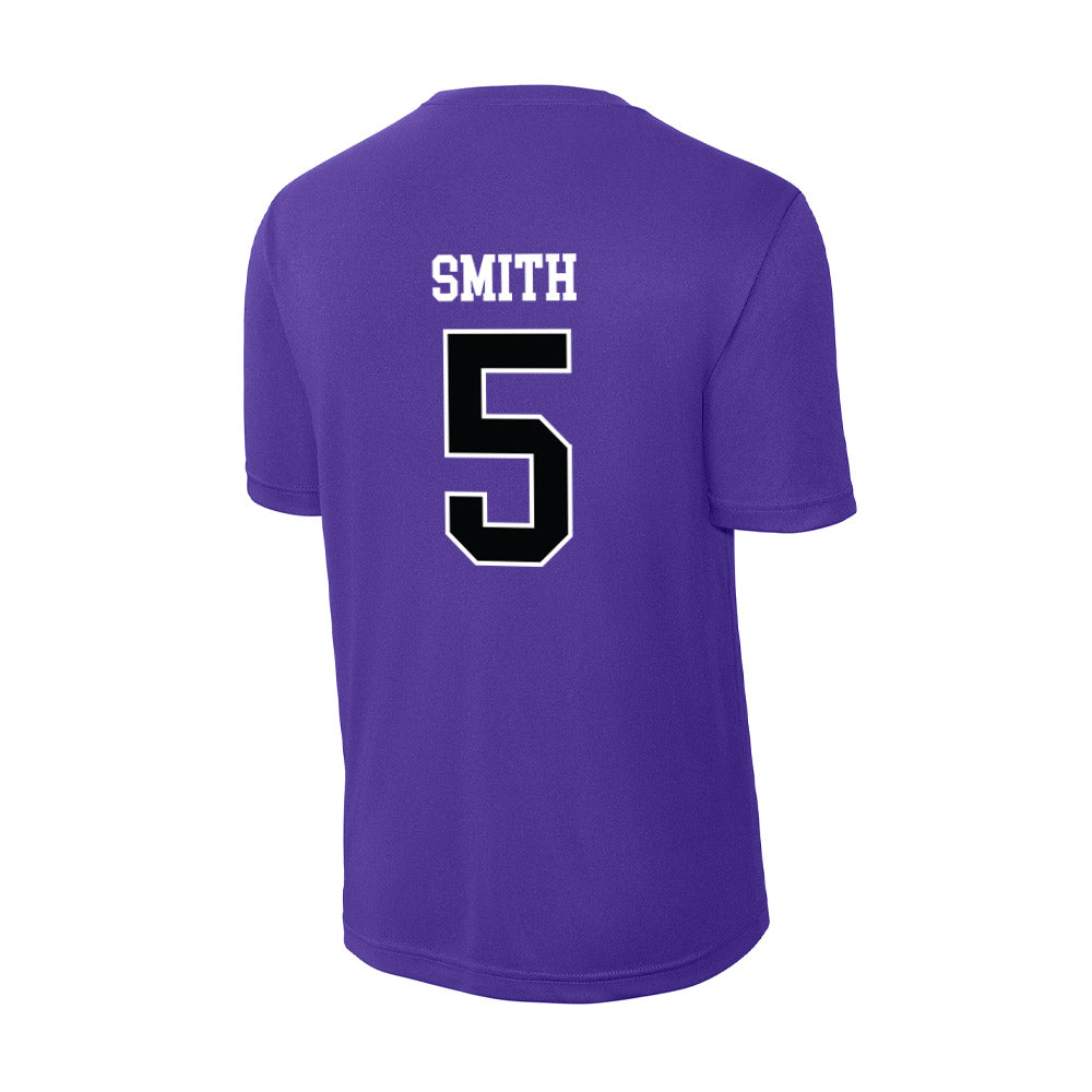Stonehill - NCAA Women's Basketball : Narissa Smith - Activewear T-Shirt-1