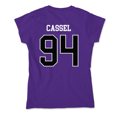 Stonehill - NCAA Football : Marcus Cassel - Soft Style Women’s T-Shirt-1