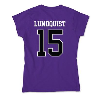 Stonehill - NCAA Baseball : Nick Lundquist - Soft Style Women’s T-Shirt-1