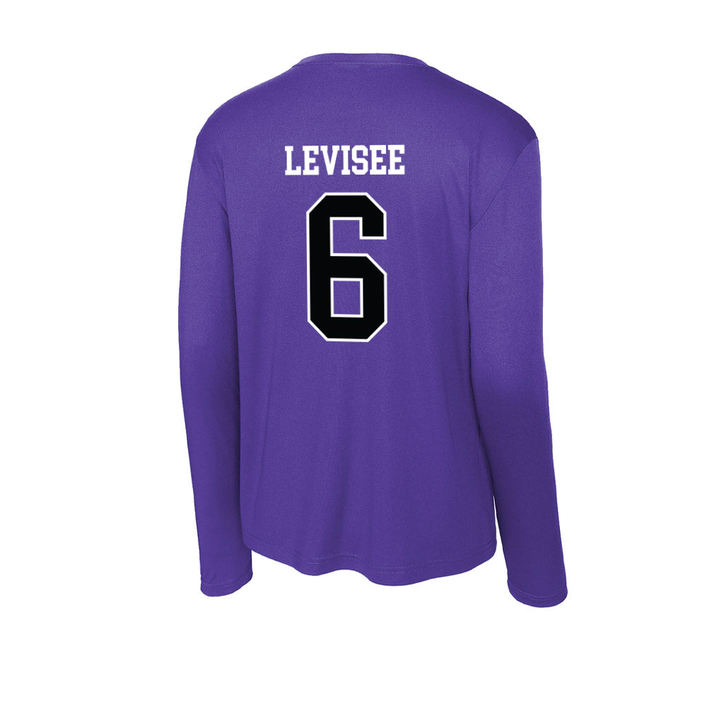 Stonehill - NCAA Men's Soccer : Tucker Levisee - Activewear Long Sleeve T-Shirt-1