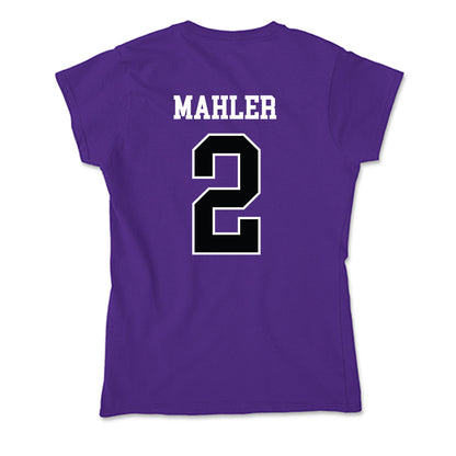 Stonehill - NCAA Men's Ice Hockey : Adam Mahler - Soft Style Women’s T-Shirt-1