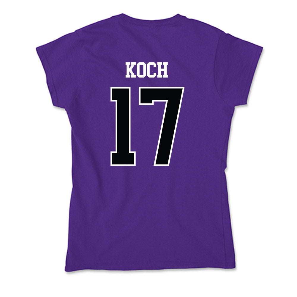 Stonehill - NCAA Women's Lacrosse : Jennaveve Koch - Soft Style Women’s T-Shirt-1
