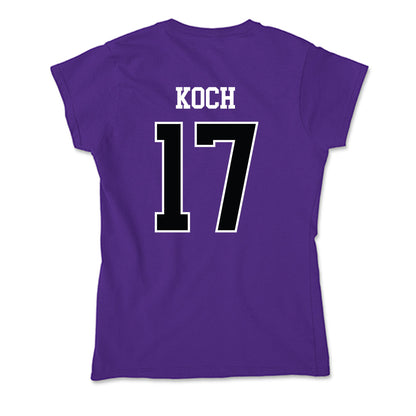 Stonehill - NCAA Women's Lacrosse : Jennaveve Koch - Soft Style Women’s T-Shirt-1