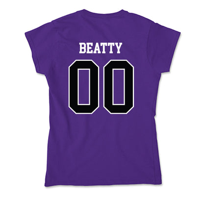 Stonehill - NCAA Softball : Alana Beatty - Soft Style Women’s T-Shirt-1