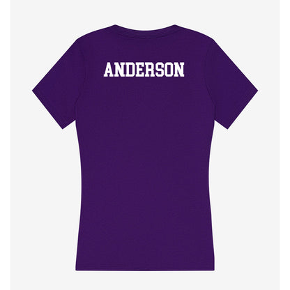 Stonehill - NCAA Women's Golf : Caitlin Anderson - Women's V-Neck T-Shirt-1