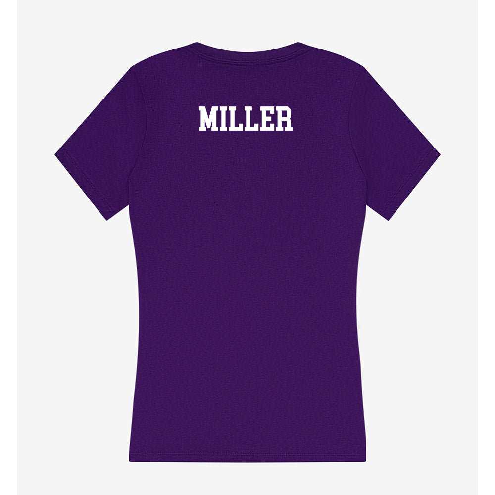 Stonehill - NCAA Women's Golf : Zoe Miller - Women's V-Neck T-Shirt-1