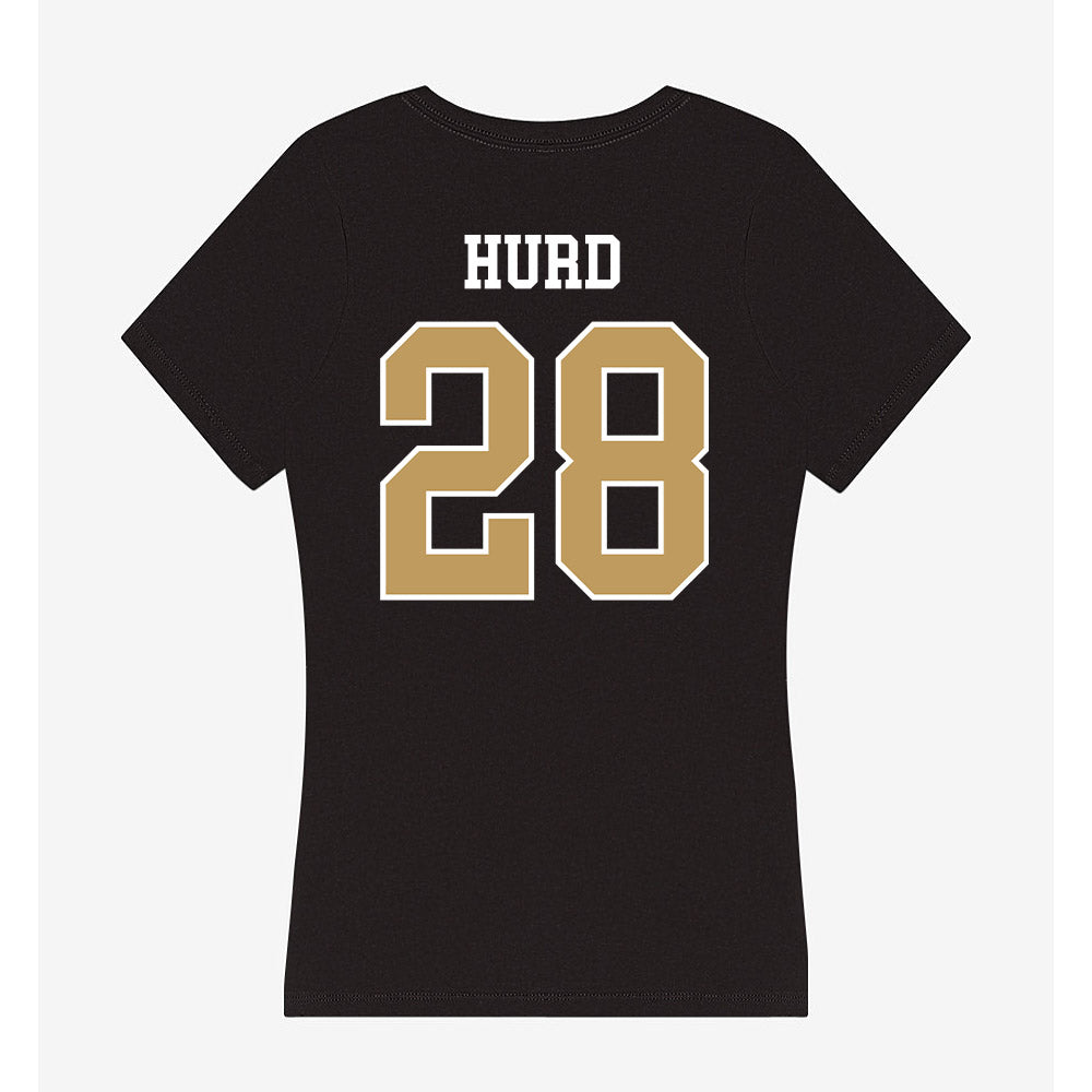 Husson - NCAA Baseball : Noah Hurd - Women's V-Neck T-Shirt-1