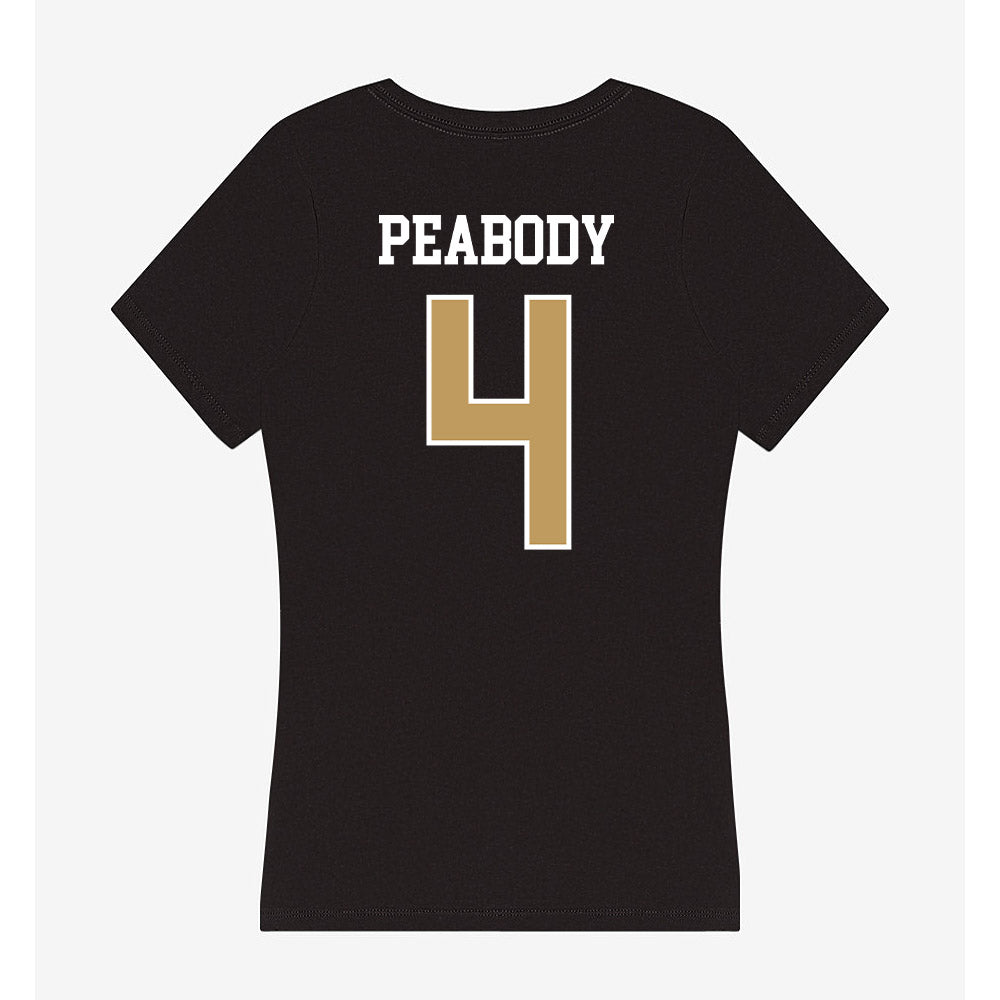 Husson - NCAA Men's Lacrosse : Ryan Peabody - Women's V-Neck T-Shirt-1