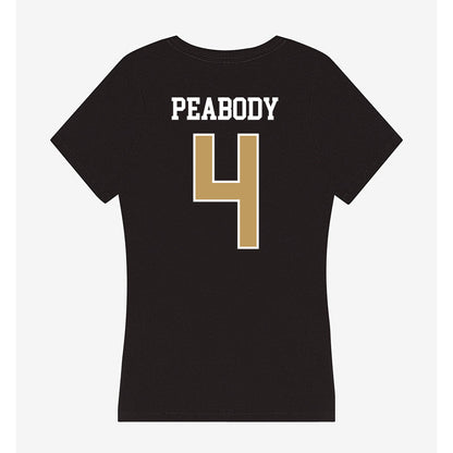 Husson - NCAA Men's Lacrosse : Ryan Peabody - Women's V-Neck T-Shirt-1