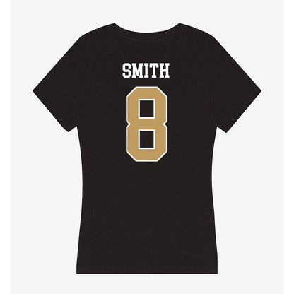 Husson - NCAA Football : Kane Smith - Women's V-Neck T-Shirt-1