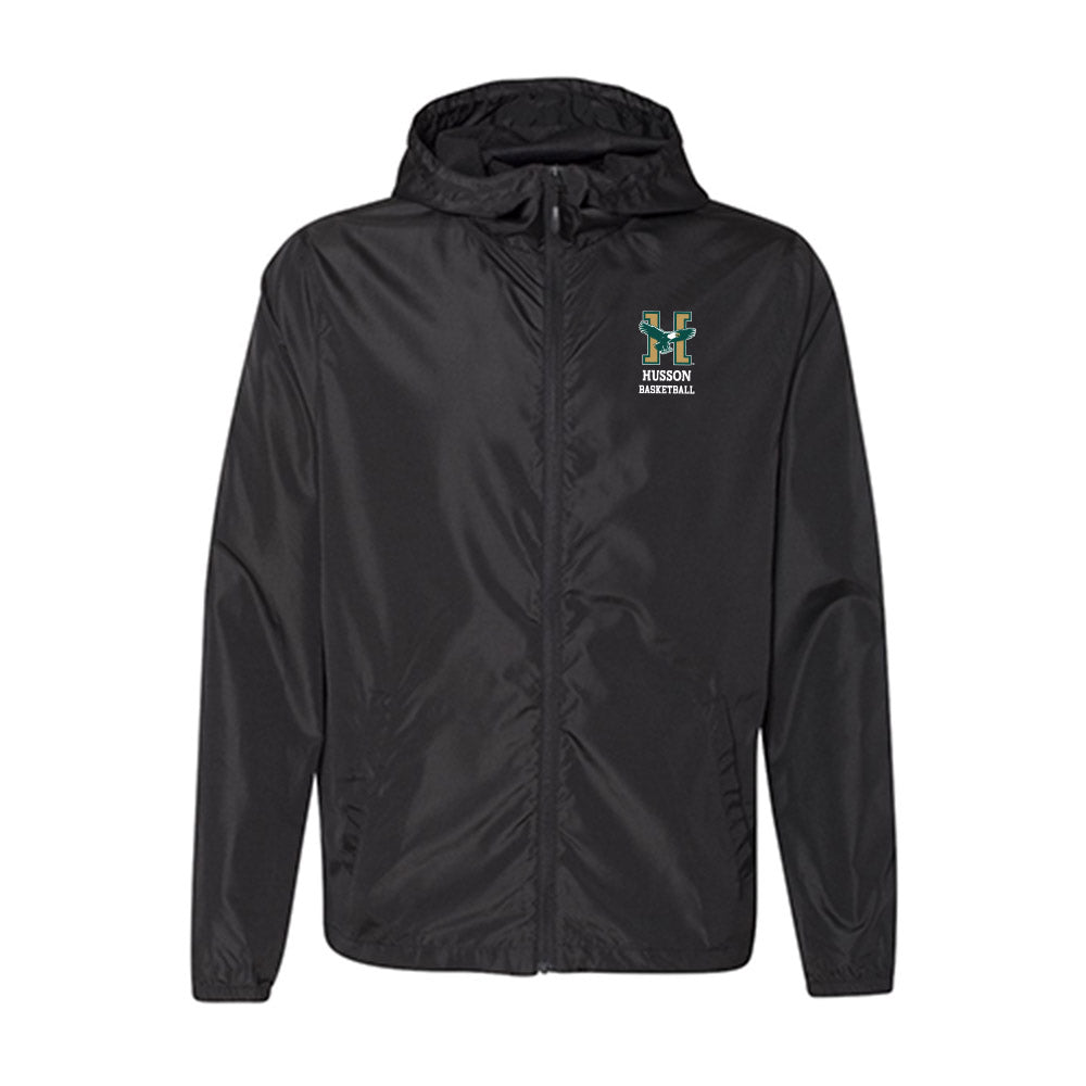 Husson - NCAA Men's Basketball : Charlie Katsiaficas - Windbreaker-0