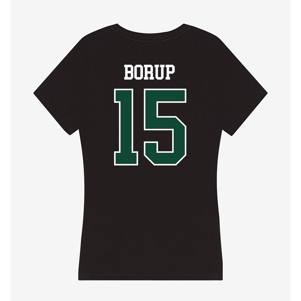 Tiffin - NCAA Men's Lacrosse : Blake Borup - Women's V-Neck T-Shirt-1