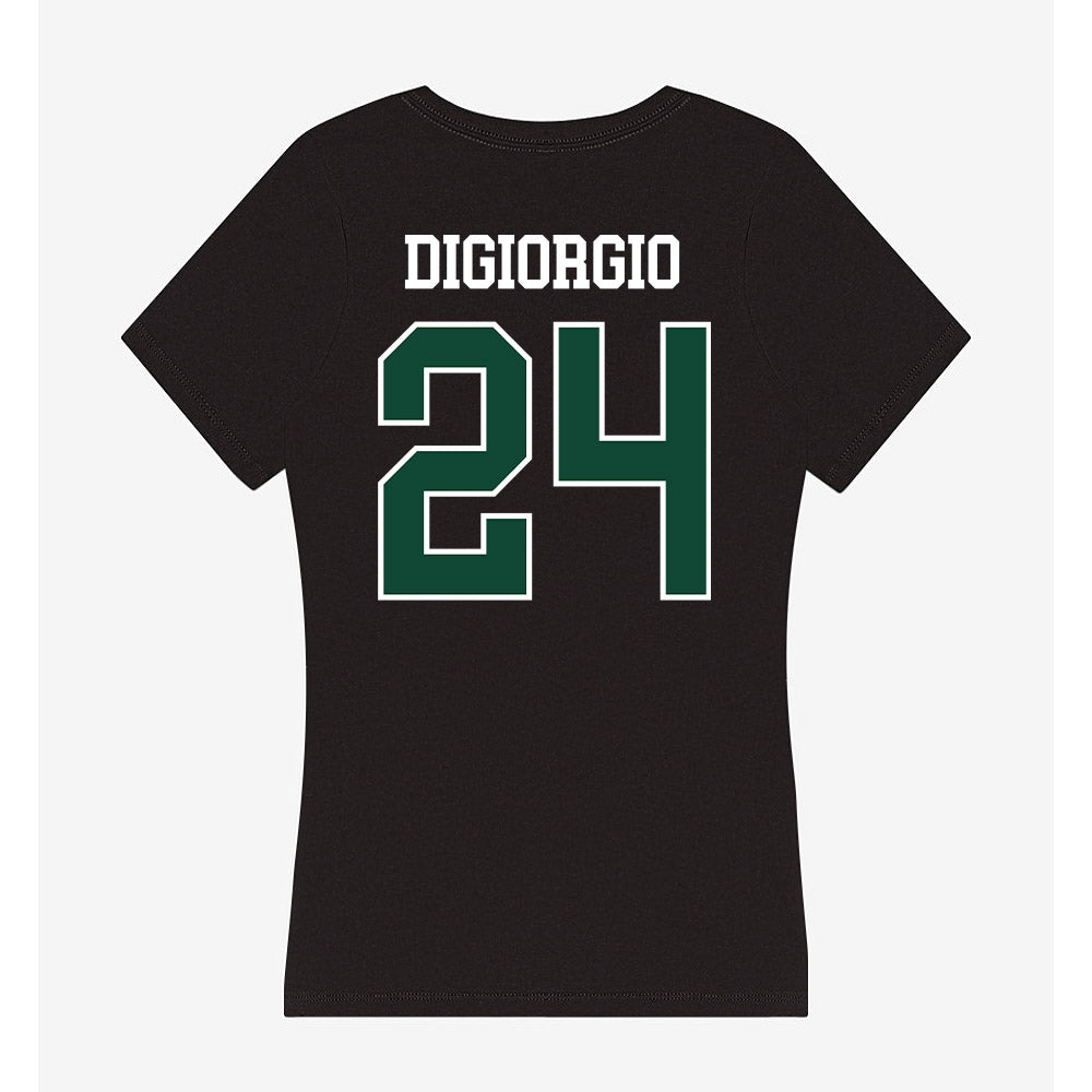 Tiffin - NCAA Men's Lacrosse : Aaron DiGiorgio - Women's V-Neck T-Shirt-1