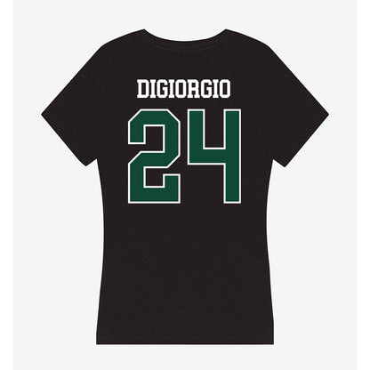 Tiffin - NCAA Men's Lacrosse : Aaron DiGiorgio - Women's V-Neck T-Shirt-1