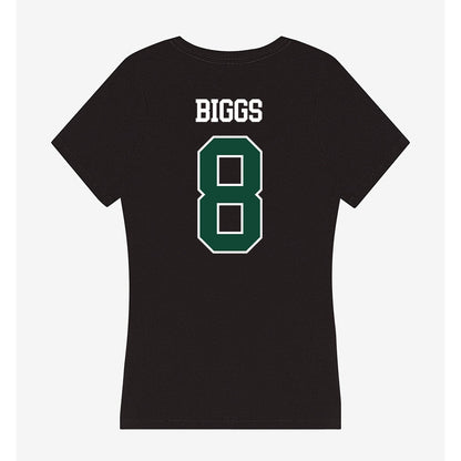 Tiffin - NCAA Men's Lacrosse : Phoenix Biggs - Women's V-Neck T-Shirt-1