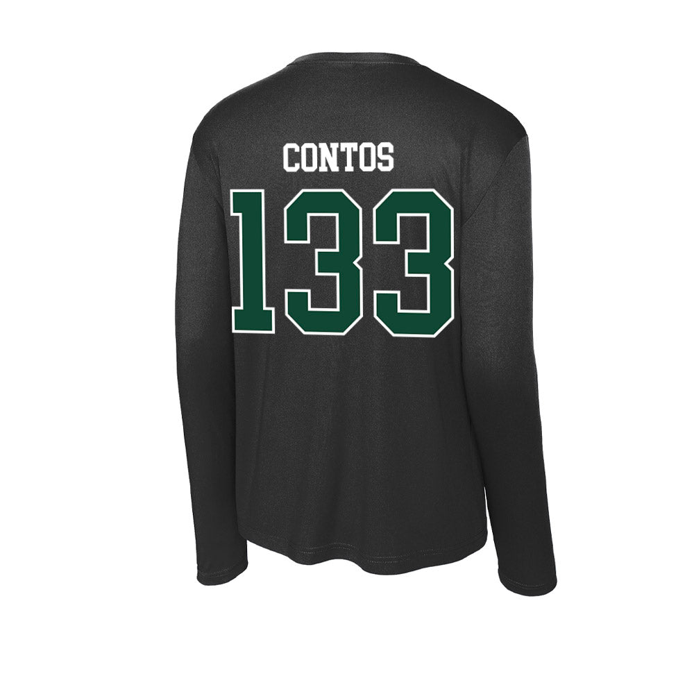 Tiffin - NCAA Wrestling : Phoenix Contos - Activewear Long Sleeve T-Shirt-1