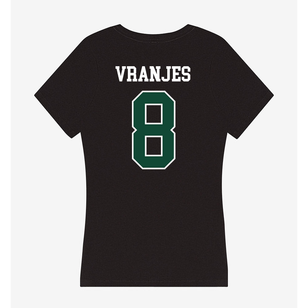 Tiffin - NCAA Women's Lacrosse : Isabelle Vranjes - Women's V-Neck T-Shirt-1