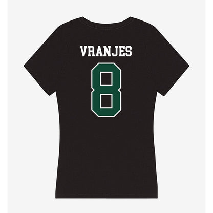 Tiffin - NCAA Women's Lacrosse : Isabelle Vranjes - Women's V-Neck T-Shirt-1