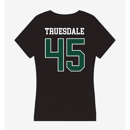 Tiffin - NCAA Football : Joey Truesdale - Women's V-Neck T-Shirt-1