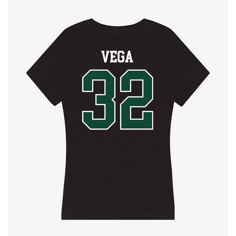 Tiffin - NCAA Men's Basketball : Angelo Vega - Women's V-Neck T-Shirt-1