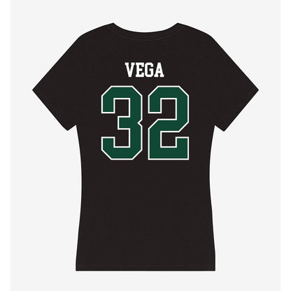Tiffin - NCAA Men's Basketball : Angelo Vega - Women's V-Neck T-Shirt-1