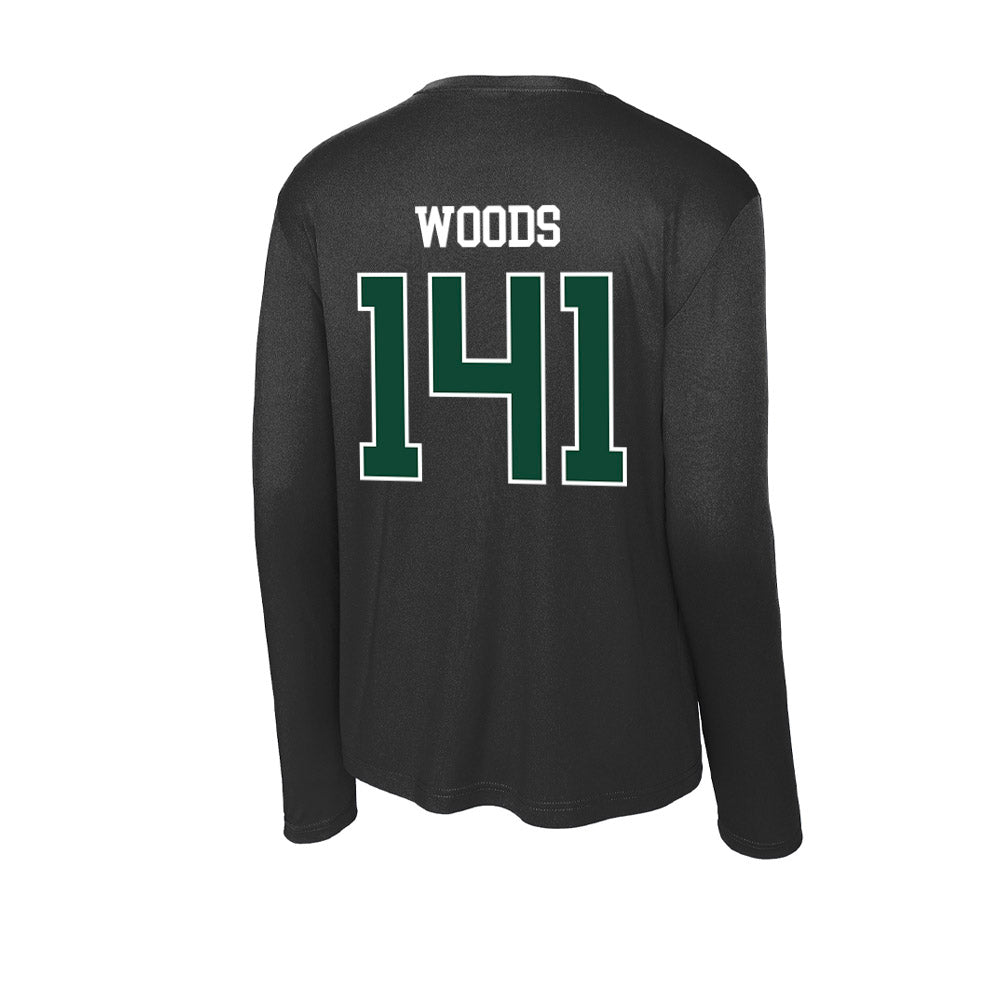 Tiffin - NCAA Wrestling : Cael Woods - Activewear Long Sleeve T-Shirt-1