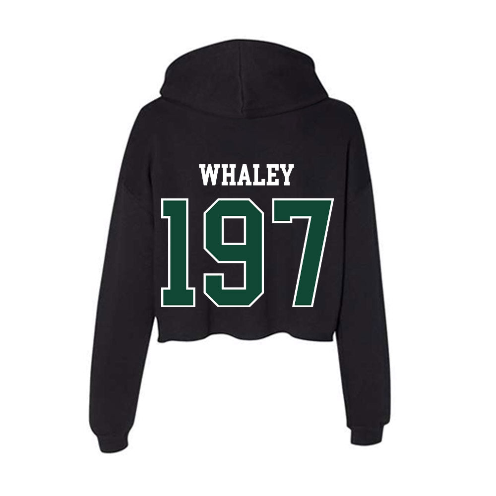 Tiffin - NCAA Wrestling : Carter Whaley - Women's Crop Fleece Hoodie-1