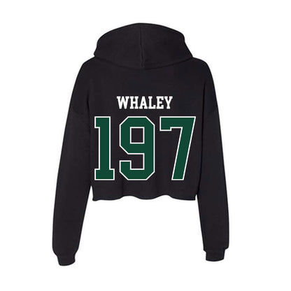Tiffin - NCAA Wrestling : Carter Whaley - Women's Crop Fleece Hoodie-1