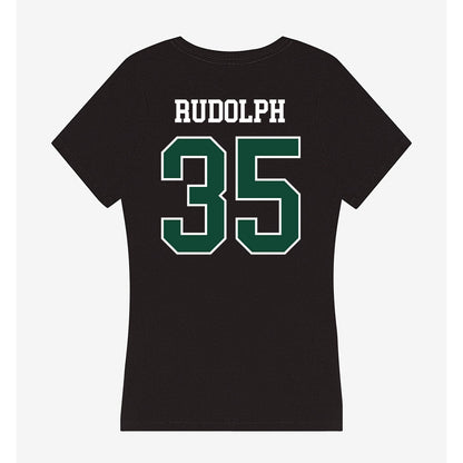 Tiffin - NCAA Football : Benjamin Rudolph - Women's V-Neck T-Shirt-1