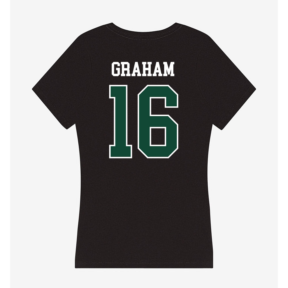 Tiffin - NCAA Football : Jourdyn Graham - Women's V-Neck T-Shirt-1